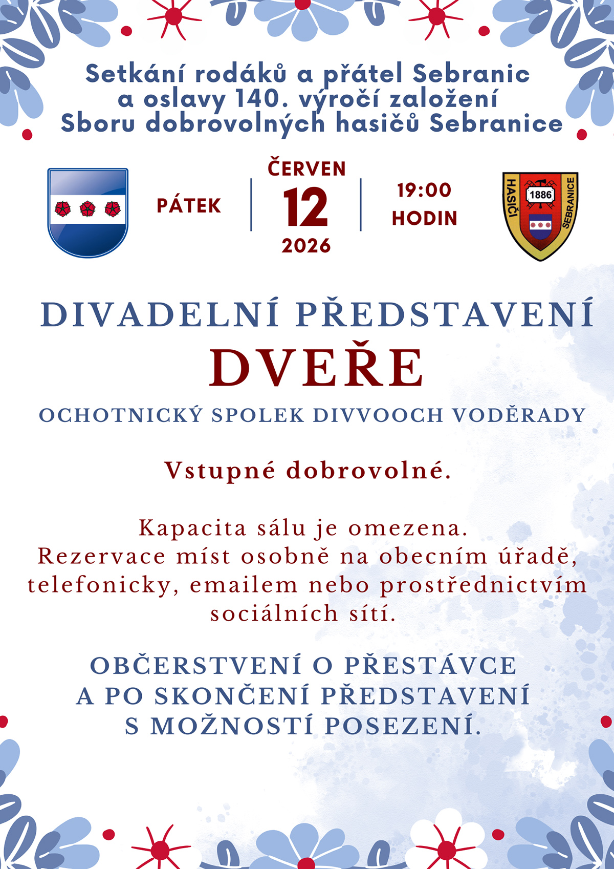 Slavnost Rodáků a přátel Sebranic a oslavy 140. založení Sboru dobrovolných hasičů Sebranice 6